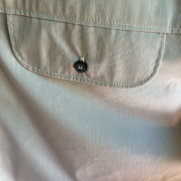 Mexx Mens XL New With Tags Long Sleeve Button Down Stripped grey shirt - Picture 4 of 7